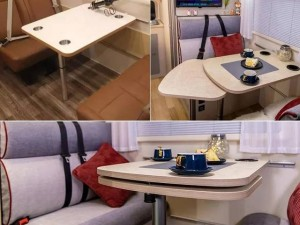 پایه میز دوتیکه چرخشی مخصوص کمپر مدل-WG.0171
