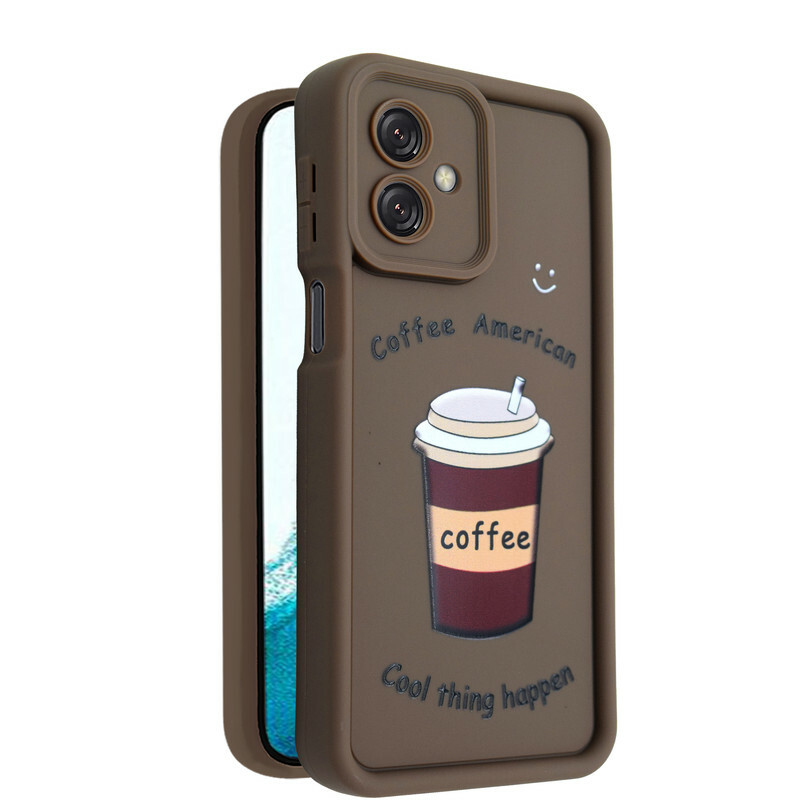 کاور طرح‌دار مدل CafeMood مناسب برای گوشی موبایل موتورولا Moto G54