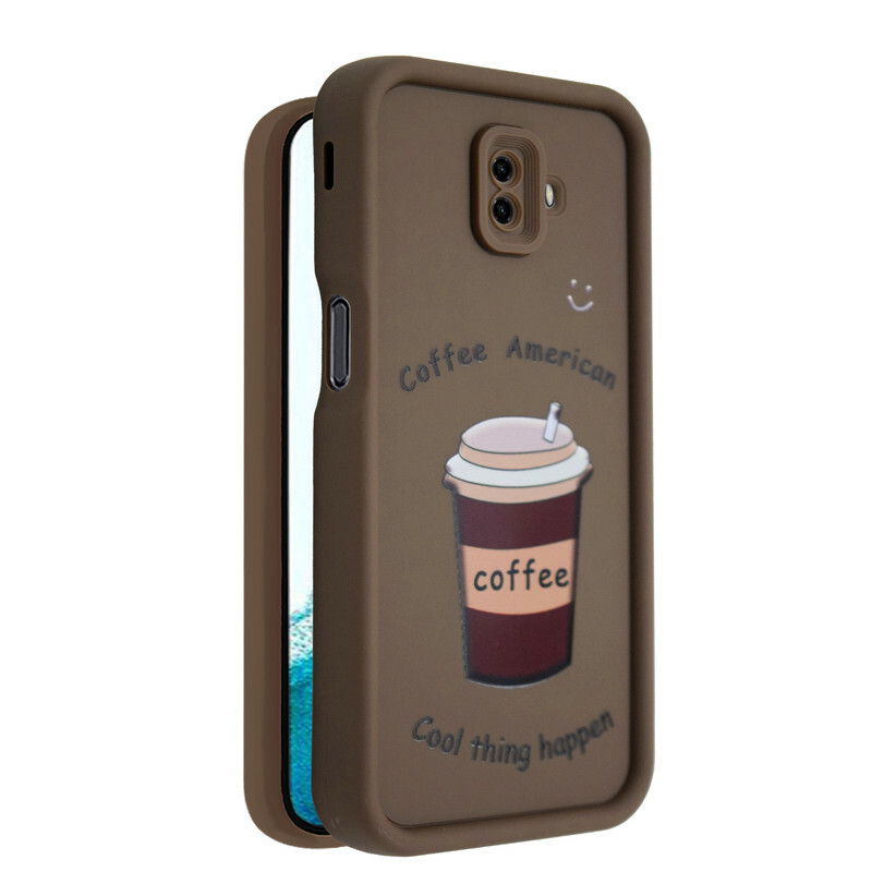 کاور طرح‌دار مدل CafeMood مناسب برای گوشی موبایل سامسونگ Galaxy J6 Plus