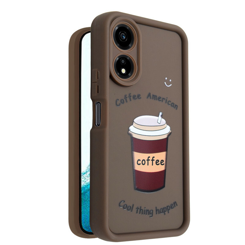 کاور طرح‌دار مدل CafeMood مناسب برای گوشی موبایل آنر X7B