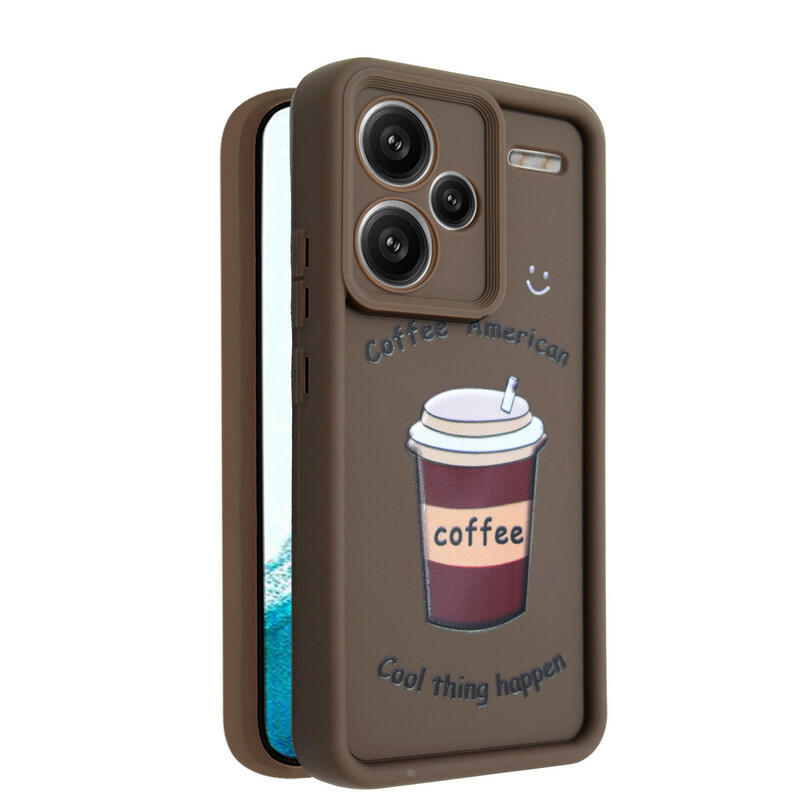 کاور طرح‌دار مدل CafeMood مناسب برای گوشی موبایل شیائومی Redmi Note 13 Pro Plus