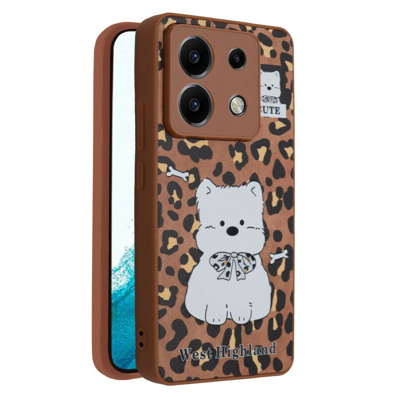 کاور فانتزی مدل Westie طرح پلنگی مناسب برای گوشی موبایل شیائومی Redmi Note 13 Pro 4G
