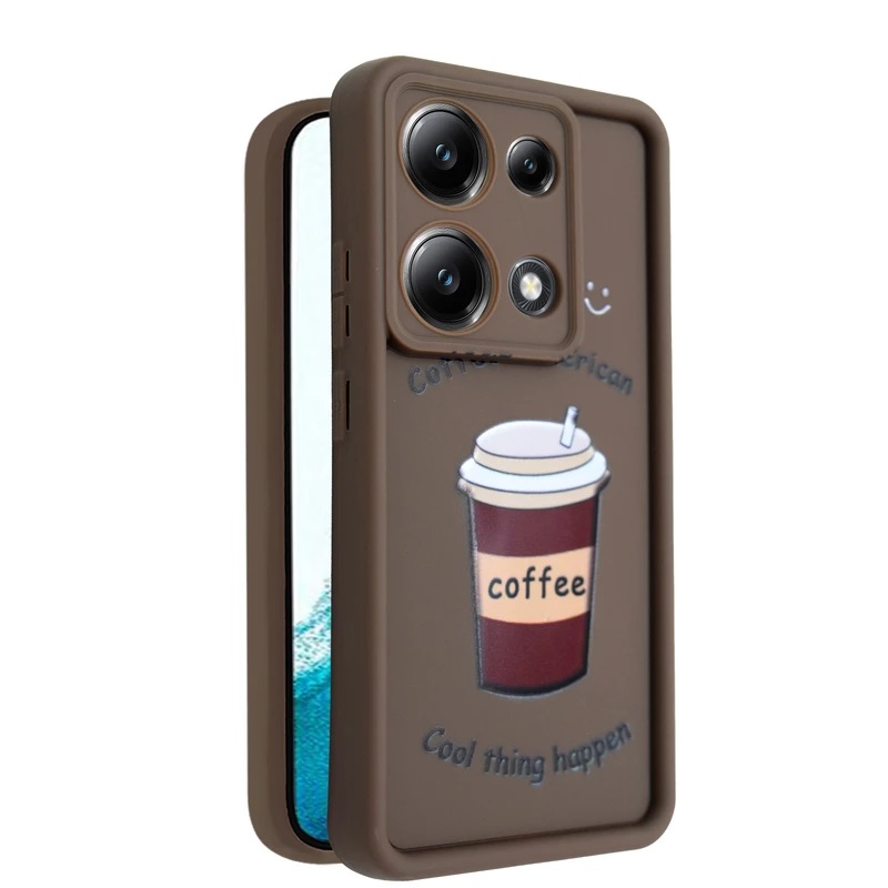 کاور طرح‌دار مدل CafeMood مناسب برای گوشی موبایل شیائومی Redmi Note 14s