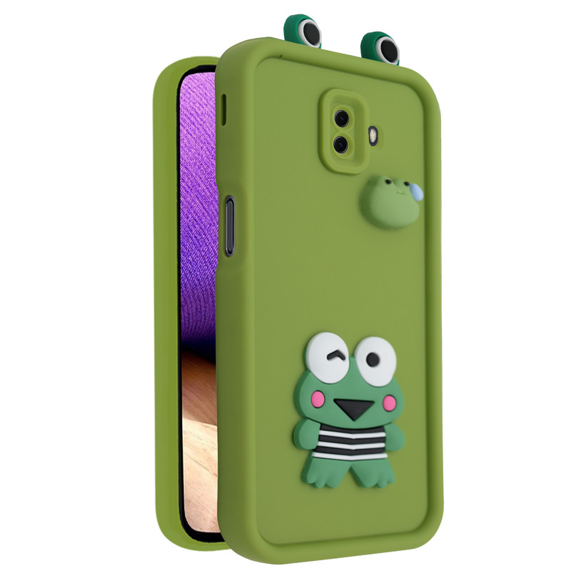 کاور فانتزی مدل GreenFrog مناسب برای گوشی موبایل سامسونگ Galaxy J6 Plus