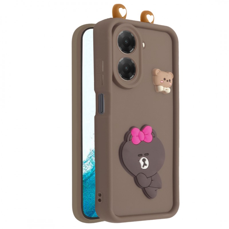 کاور فانتزی مدل KittyBear مناسب برای گوشی موبایل شیائومی Poco C71