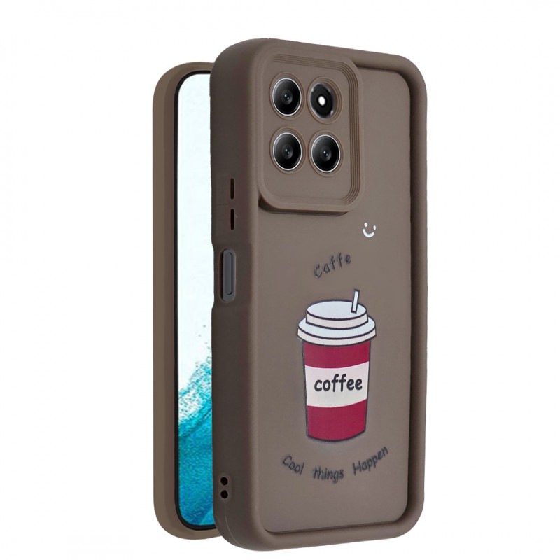 کاور طرح‌دار مدل CafeMood مناسب برای گوشی موبایل آنر X6 4G / X8 5G