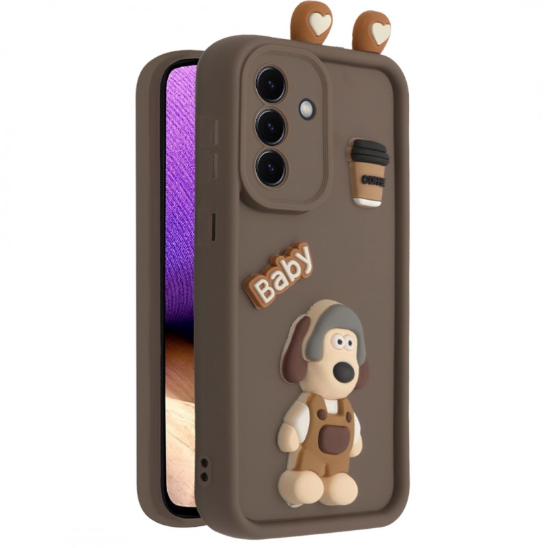 کاور فانتزی مدل KittyDog مناسب برای گوشی موبایل سامسونگ Galaxy A36