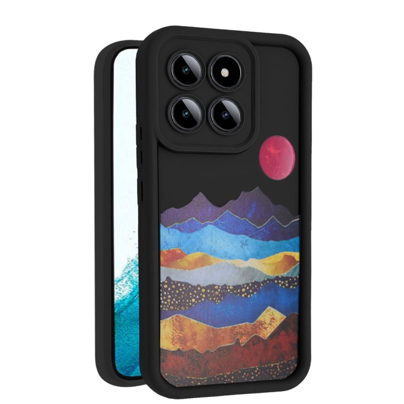 کاور طرح‌دار مدل ColorPeak مناسب برای گوشی موبایل آنر Honor X8C