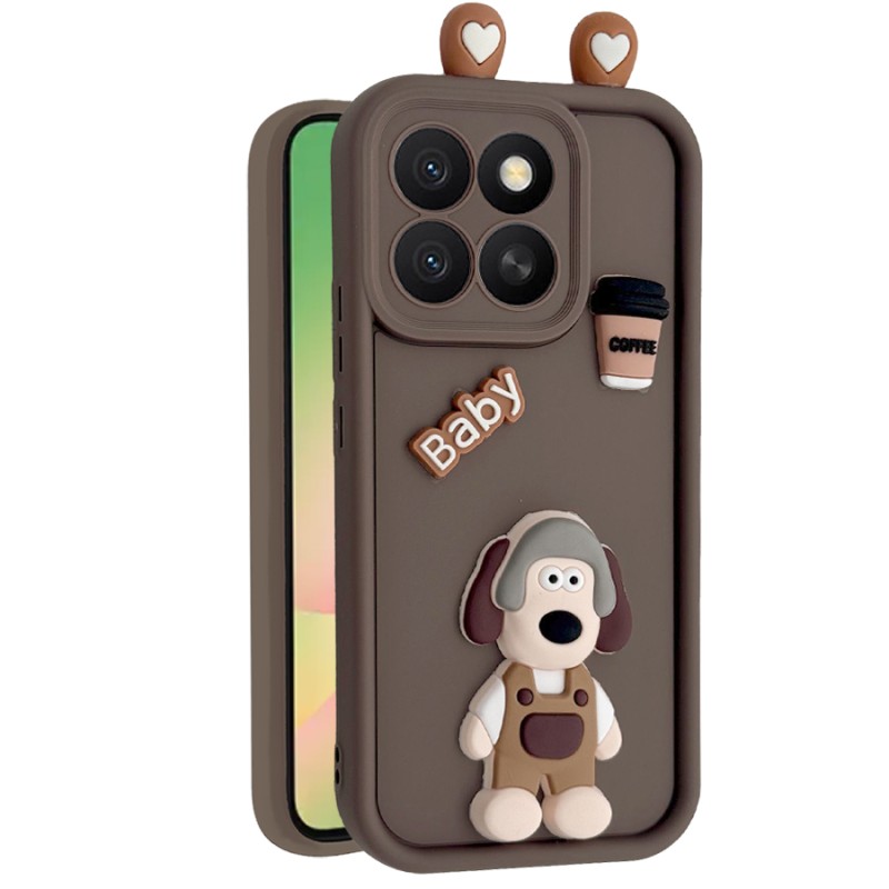 کاور فانتزی مدل KittyDog مناسب برای گوشی موبایل آنر Honor X8C