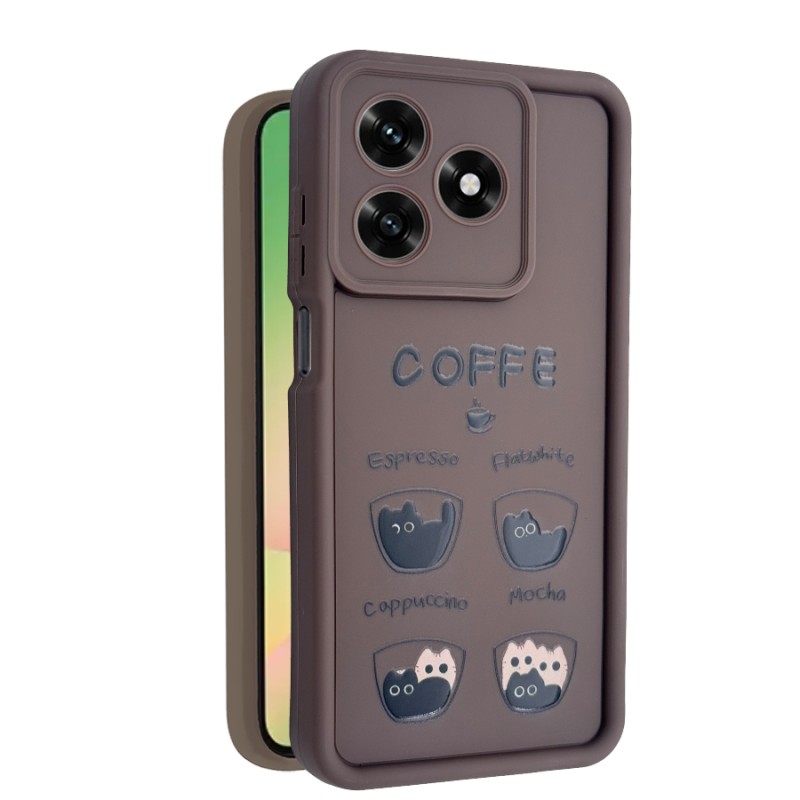 کاور طرح دار مدل MochaMew مناسب برای گوشی موبایل آنر Honor X5C / X5C Plus
