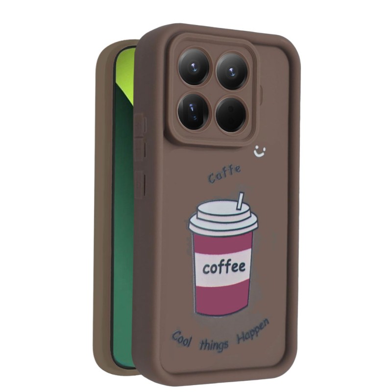 کاور طرح دار شیائومی 15T Pro مدل CafeMood