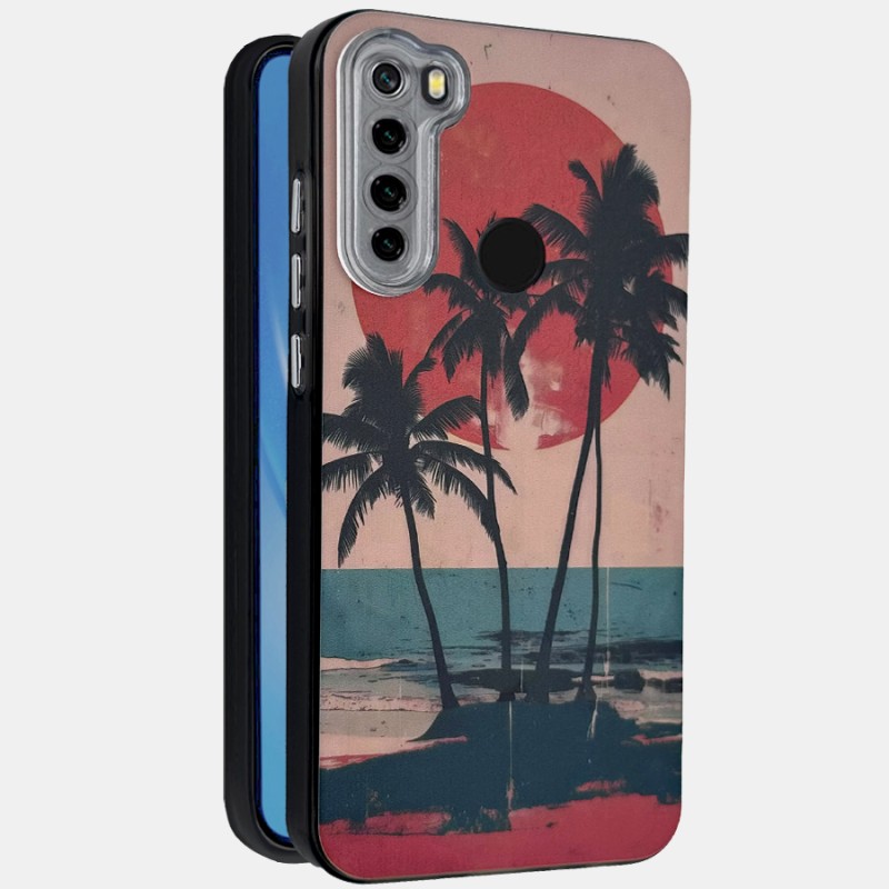 قاب Redmi Note 8T مدل سوکول طرح نخل غروب