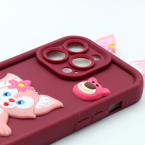 قاب موبایل فانتزی RoseKitty مدل سامسونگ Galaxy S21 FE | طرح کارتونی + محافظ مقاوم