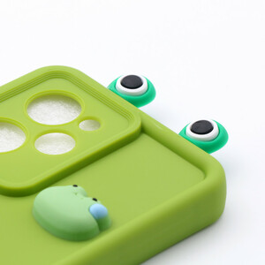 کاور فانتزی مدل GreenFrog مناسب برای گوشی موبایل اپل iphone 13 Pro