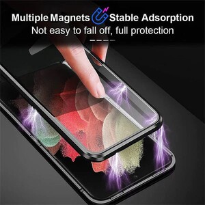 کاور 360 درجه مدل MagneticGlass مناسب برای گوشی موبایل سامسونگ Galaxy S22 Ultra