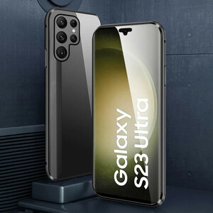 کاور 360 درجه مدل MagneticGlass مناسب برای گوشی موبایل سامسونگ Galaxy S23 Ultra