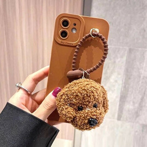 قاب فانتزی پودل برای گوشی P30 Lite با آویز عروسکی
