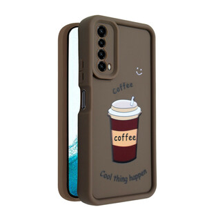 کاور طرح‌دار مدل CafeMood مناسب برای گوشی موبایل هوآوی Y7A 2020