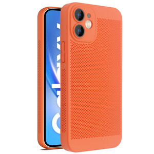 کاور Heat Dissipation مدل مشبک برای گوشی iPhone 12 Mini رنگ نارنحی