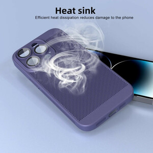 کاور Heat Dissipation مدل مشبک مناسب برای گوشی موبایل اپل Pro Max 16