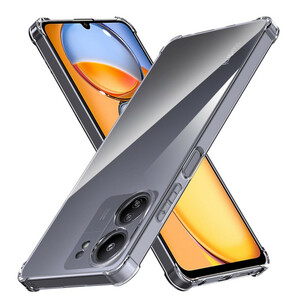 کاور ژله‌ای ShockProof مناسب برای گوشی شیائومی Poco C65 | مقاومت بالا، شفاف و نرم