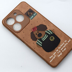 کاور فانتزی مدل Doxie Grip مناسب برای گوشی موبایل سامسونگ Galaxy S8 Plus به همراه بند آویز خرسی
