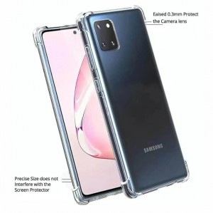 کاور ژله‌ای ShockProof مناسب برای گوشی سامسونگ Galaxy Note 10 Lite | مقاومت بالا، شفاف و نرم