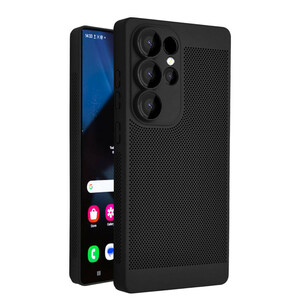 کاور Heat Dissipation مدل مشبک برای گوشی Galaxy S25 Ultra رنگ مشکی
