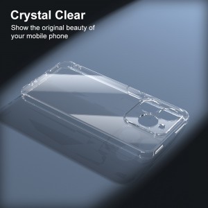 قاب ژله‌ای شفاف مدل ClearGuard مناسب برای گوشی ریلمی C61 | نرم، شفاف، محافظ لنز دوربین