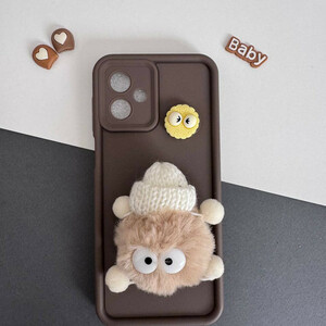 قاب و کاور WoollyPop مدل موتورولا Moto G54 | کاور فانتزی عروسکی پشمالو