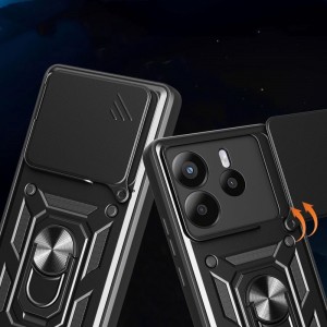 کاور مدل Battmann مناسب برای گوشی موبایل شیائومی Redmi Note 14 4G محافظ لنز کشویی