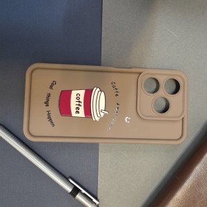 کاور طرح‌دار مدل CafeMood مناسب برای گوشی موبایل ریلمی C61