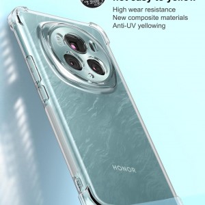 کاور ژله‌ای ShockProof مناسب برای گوشی آنر Magic 6 Pro | طراحی شفاف، محافظت لنز دوربین