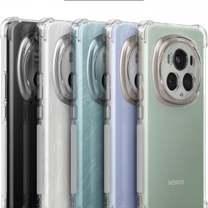کاور ژله‌ای ShockProof مناسب برای گوشی آنر Magic 6 Pro | طراحی شفاف، محافظت لنز دوربین