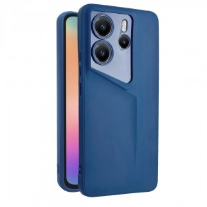 کاور مدل Porsche Design مناسب برای گوشی Redmi Note 14 4G رنگ قهوه ای
