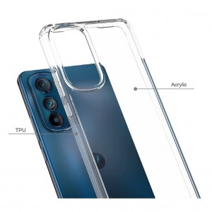 قاب ژله‌ای شفاف مدل ClearGuard مناسب برای گوشی موتورولا Moto Edge 30 | بدون زرد شدن، محافظت کامل