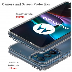 قاب ژله‌ای شفاف مدل ClearGuard مناسب برای گوشی موتورولا Moto Edge 30 | بدون زرد شدن، محافظت کامل