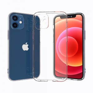 قاب ژله‌ای شفاف مدل ClearGuard مناسب برای گوشی اپل 12 Mini | انعطاف‌پذیر و سبک، بدون جذب اثر انگشت