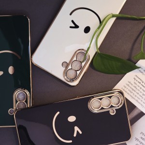 قاب فانتزی مدل Smile مناسب برای گوشی موبایل سامسونگ Galaxy A56 | طرح خندان، منعطف، مناسب هدیه