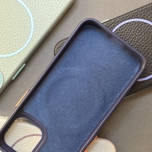 کاور لوکس Cavaro برای iPhone 12 Mini | طراحی ظاهری خاص، چرم مصنوعی باکیفیت سرمه ای