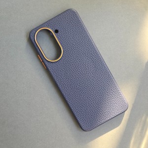 کاور لوکس Cavaro برای Redmi A5 و Poco C71 | طراحی ظاهری خاص، چرم مصنوعی باکیفیت سرمه ای