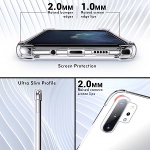 کاور ژله ای مدل ShockProof مناسب برای گوشی موبایل سامسونگ Galaxy Note 10