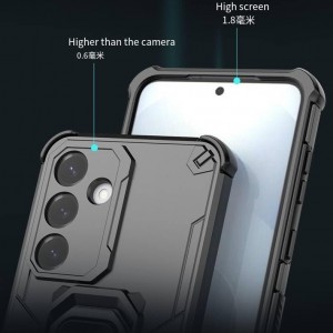 تصویر قاب TitanGuard مدل Galaxy A56 با محافظ لنز و ایر بگ چهارگوشه