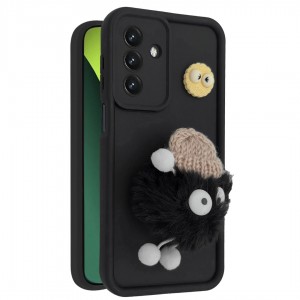 قاب WoollyPop مدل Galaxy A17 | کاور فانتزی عروسکی سیلیکونی با طرح پشمالو جذاب