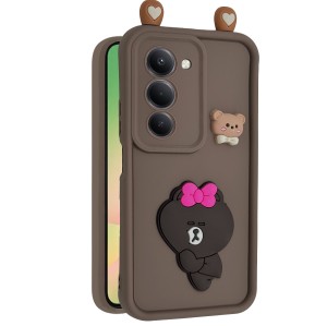 کاور فانتزی مدل KittyBear مناسب برای گوشی موبایل شیائومی Redmi 15 4G