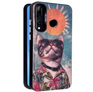 قاب هوآوی Y9 Prime 2019 مدل سوکول طرح گربه آفتابی