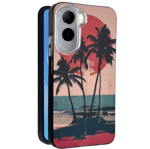 قاب Redmi A7 Pro / Poco C81 Pro مدل سوکول طرح نخل غروب