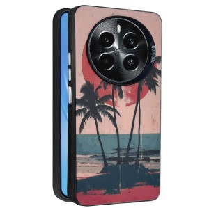 قاب Realme 12 4G / Realme 12 Plus 5G مدل سوکول طرح نخل غروب