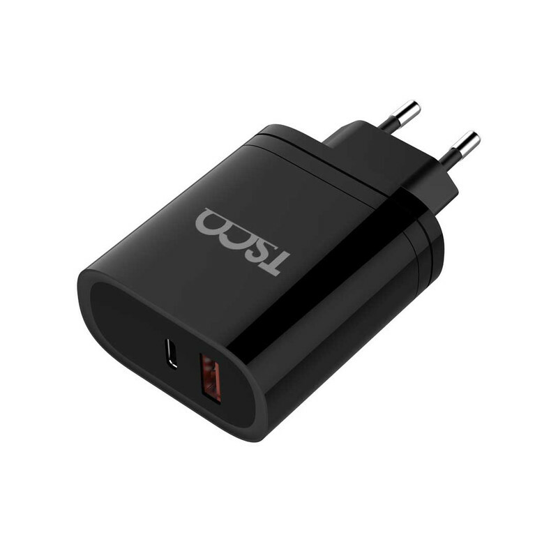 شارژر دیواری تسکو مدل TTC66 ظرفیت ۳۸ وات دو پورت Type-C