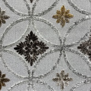 فرش ساوین کد 7425 نقره ای روشن